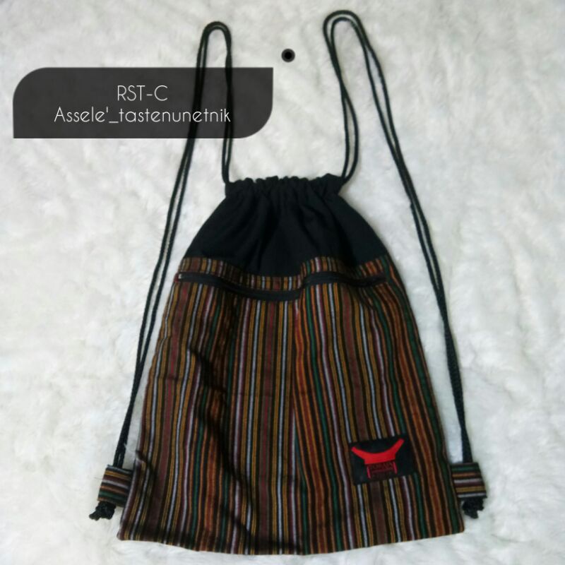 Tas Ransel tenun, tas serut, tas Toraja Etnik