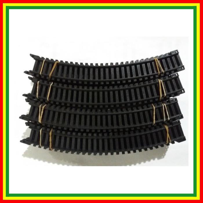 REL MINIATUR KERETA API SKALA HO MELENGKUNG LENGKUNG RAIL KING RAILKIN