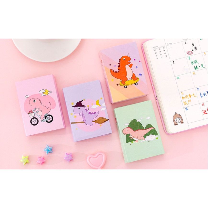 Set Notes Tempel PANJANG Sticky Notes Motif Gambar DINOSAURUS / Sticky Notes Set Karakter Dinosaurus