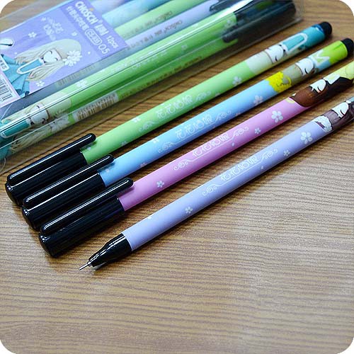 

Pulpen Gel Flower Girl 0,5mm Tinta Hitam