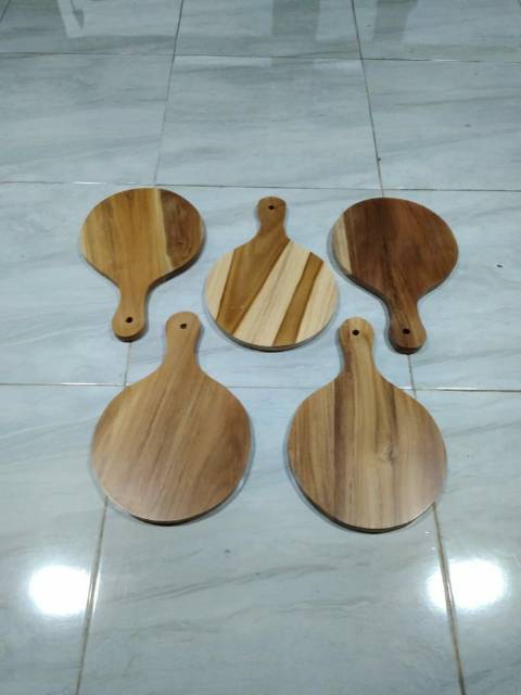 Talenan Kayu Jati 41,5 x 30cm / Wooden Cutting Board / Talenan Jati