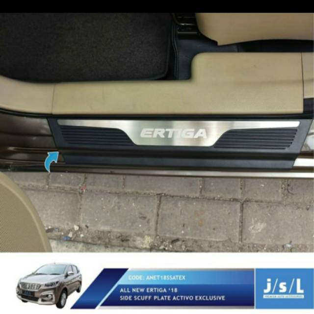 Sillplate samping all new Ertiga model activo exclusive jsl