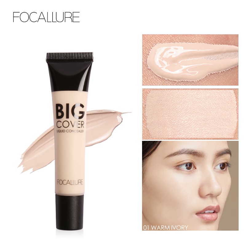 FOCALLURE Foundation Concealer Powder 3-pcs Face Makeup Set