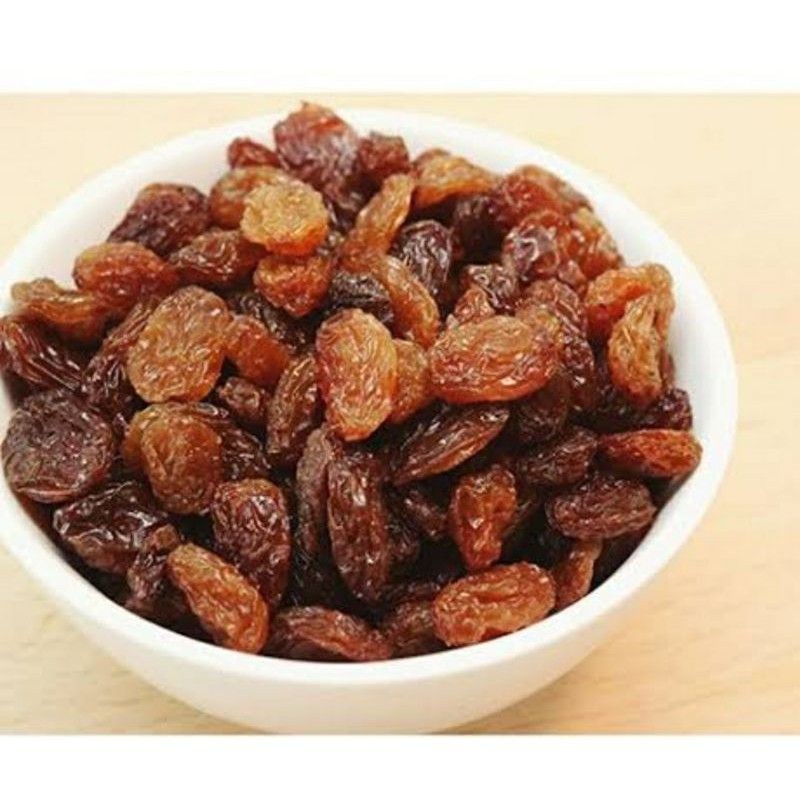 

Raisin 1 Kg Kismis less sweet hi fibre Dried Black Seedless Raisins PREMIUM DIET