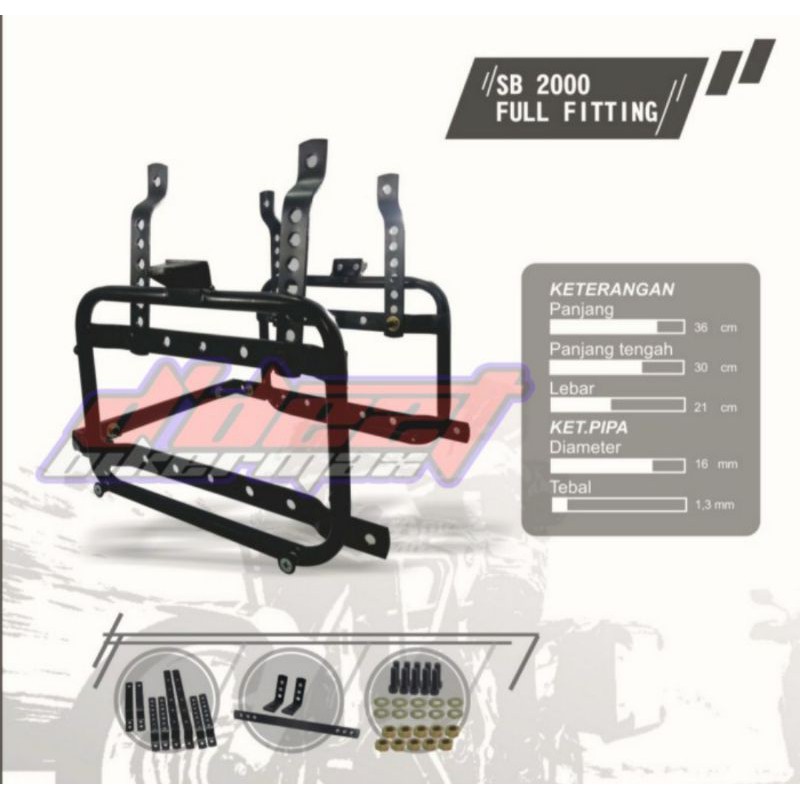 D DEZT BRACKET SB 2000 FULL FITTING BUKAN SB 1000 SBL2000