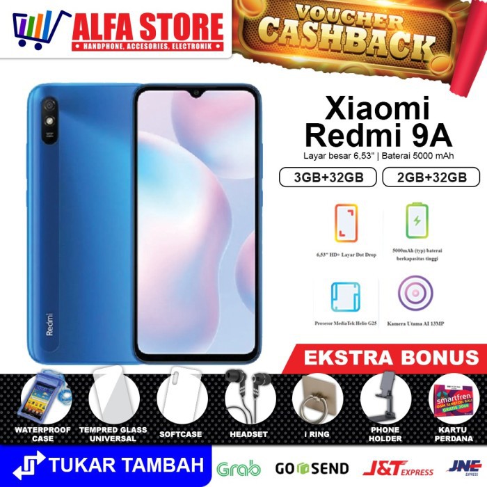Xiaomi Redmi 9C Ram 4 64 Ram 3 32 Redmi 9A Ram 3 32 Ram 2 32 Grs Resmi - 9A Ram 3 32