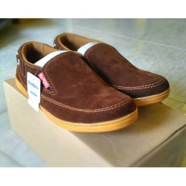 Sepatu Pria Casual Kickers Murah Slip On Santai