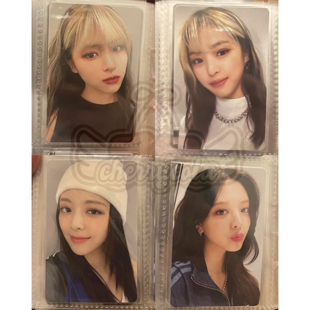 itzy ryujin yuna photocard nbd crazy in love appmus mecima not shy