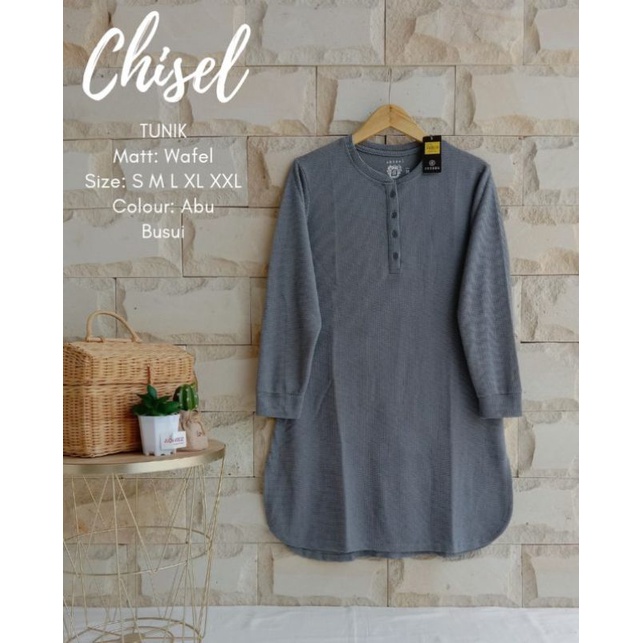 TUNIK CHISEL ORIGINAL ATASAN WANITA LENGAN PANJANG BUSUI