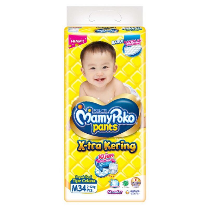 MAMYPOKO Pants Standar Xtra Kering S-40/M-32/L-28