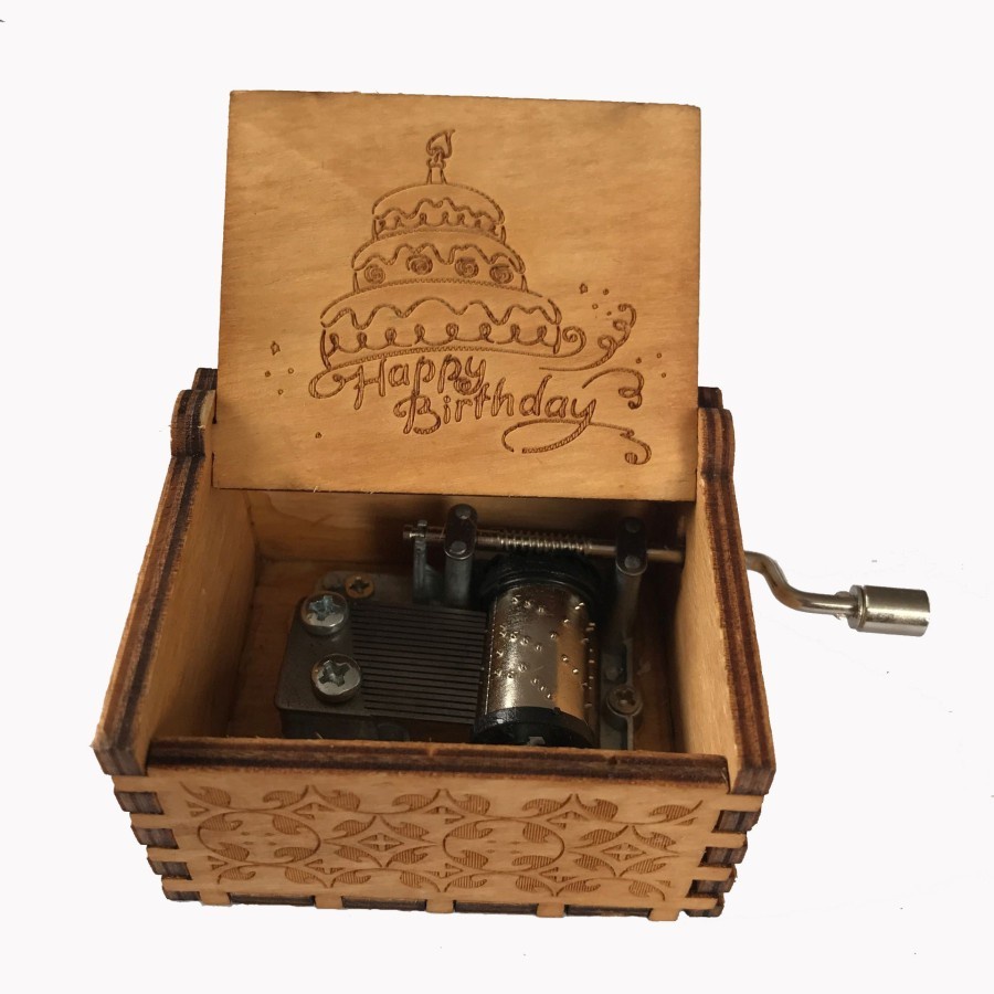 Wooden Music Box - Kotak Musik