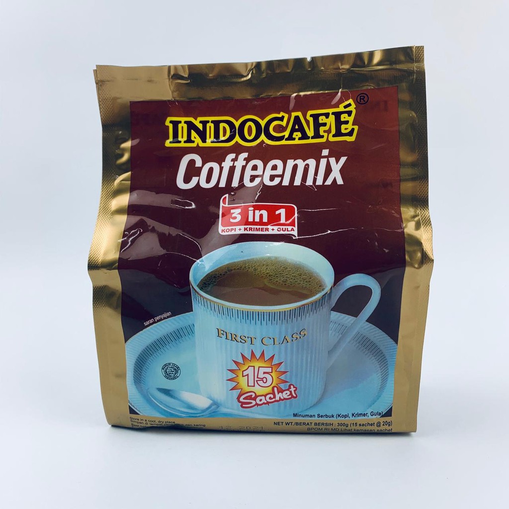 Indocafee coffemix / first class / 15 sachet / 3 in 1