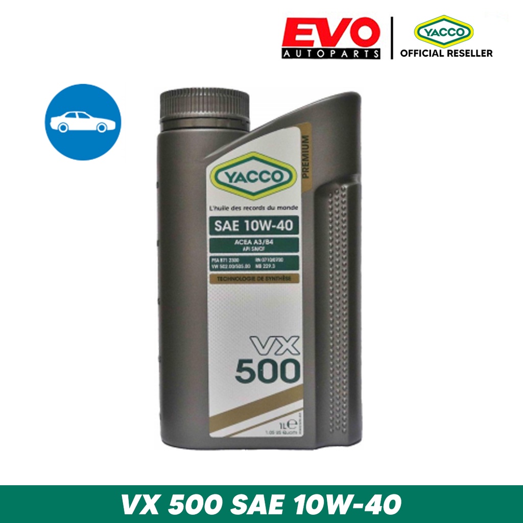 Oli Mobil Yacco VX 500 SAE 10W-40