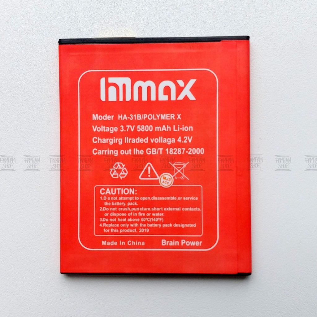 Baterai Himax HA31B HA-31B HA 31B Polymer X Original Double Power Batre Batrai HP Polymerx