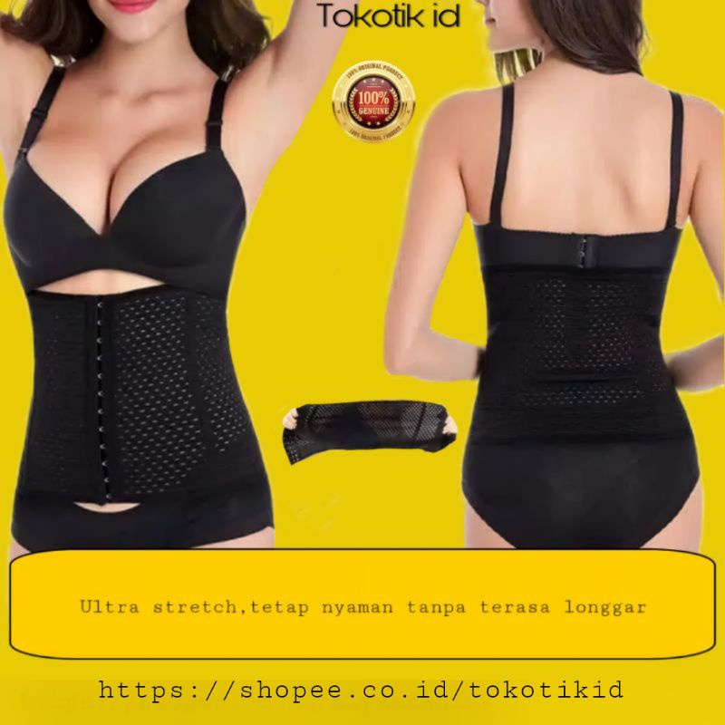 Waist shaper korset pelangsing penegak punggung pengecil perut buncit wanita ibu melahirkan