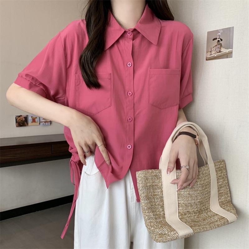 Joice Blouse / Baju Atasan Wanita Import Kerut Bawah