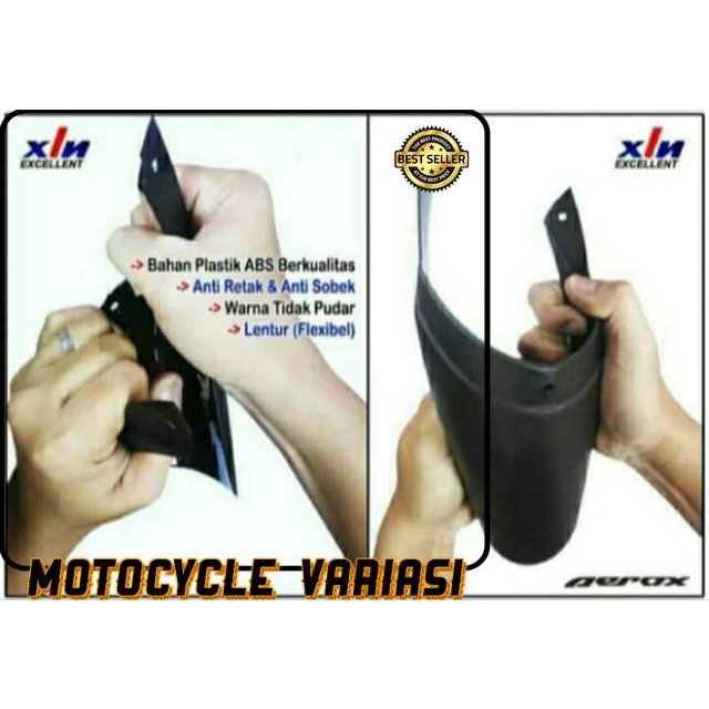 Mudflap Sambungan spakbor depan yamaha aerox 155