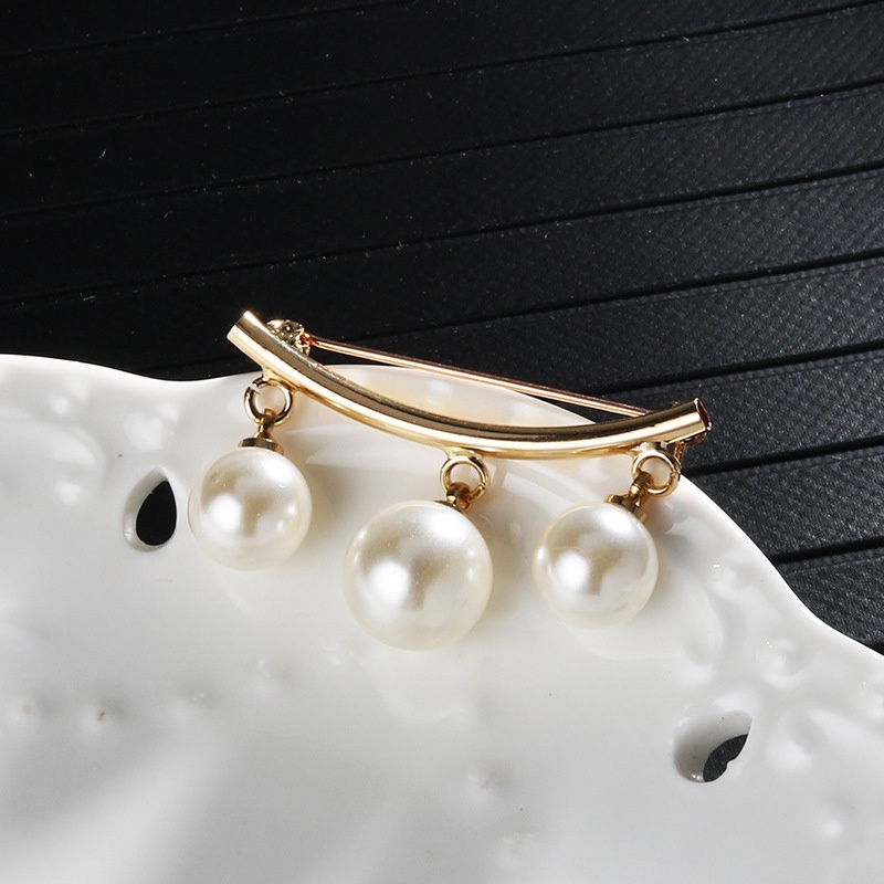 &lt; E2id &amp; &gt; Bros Pin Mutiara Imitasi Untuk Wanita