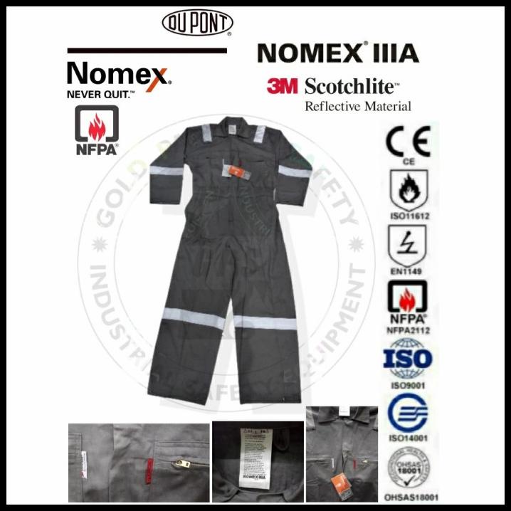 Coverall Nomex 3A Safety Wearpack Nomex Iiia Wearpack Frc Nomex 3A