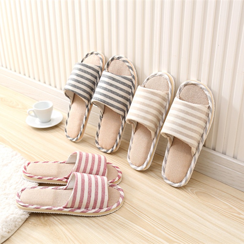 Sendal rumah santai Flip Flops Indoor Belang