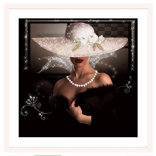 DIY Diamond Painting - 5D Beautiful Lady Stitch Kit