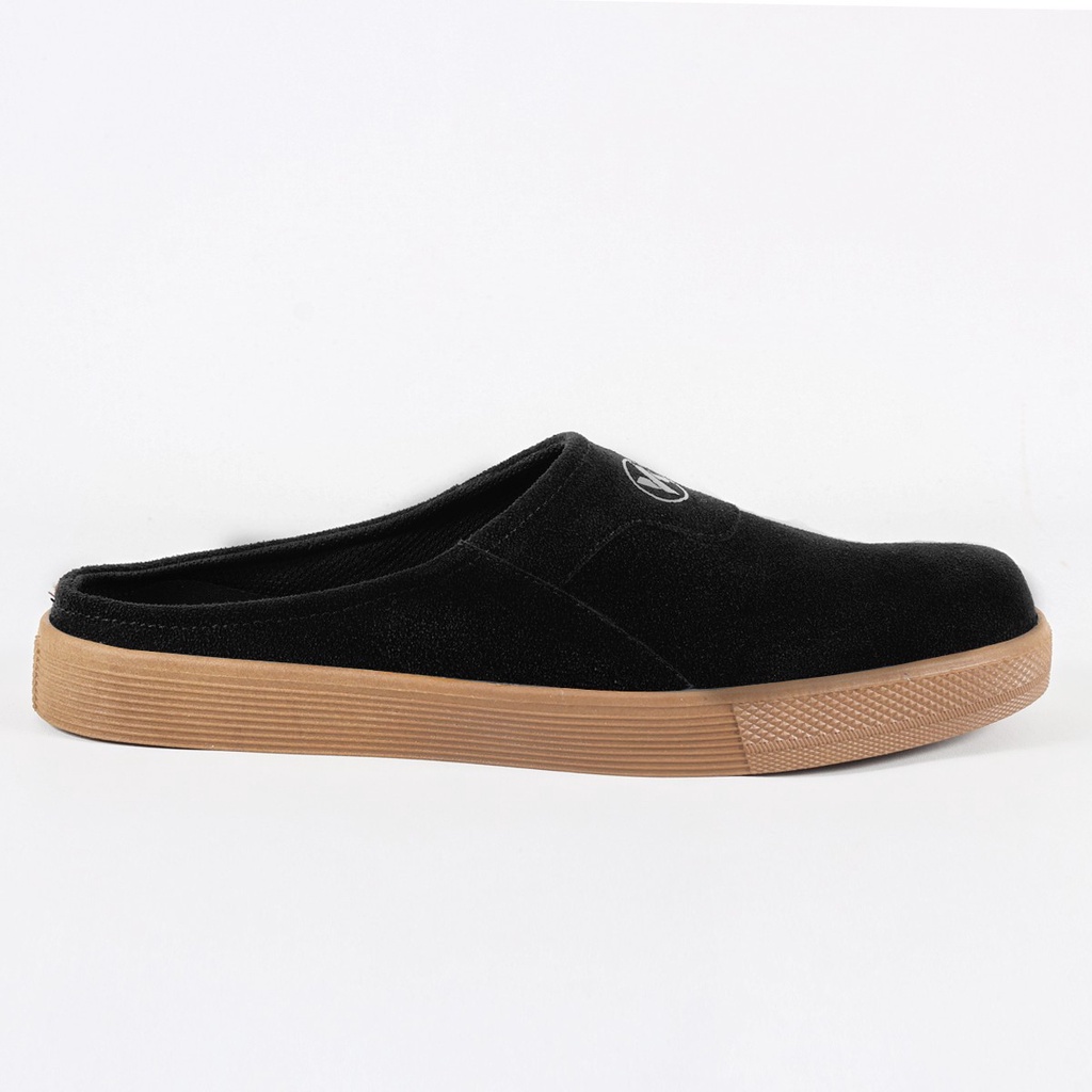 Sepatu Sendal Bustong Pria Terbaru V 4069 Brand Varka Sepatu Sandal untuk Santai Semi Formal Jalan Jalan Trendi Berkualitas Warna Hitam
