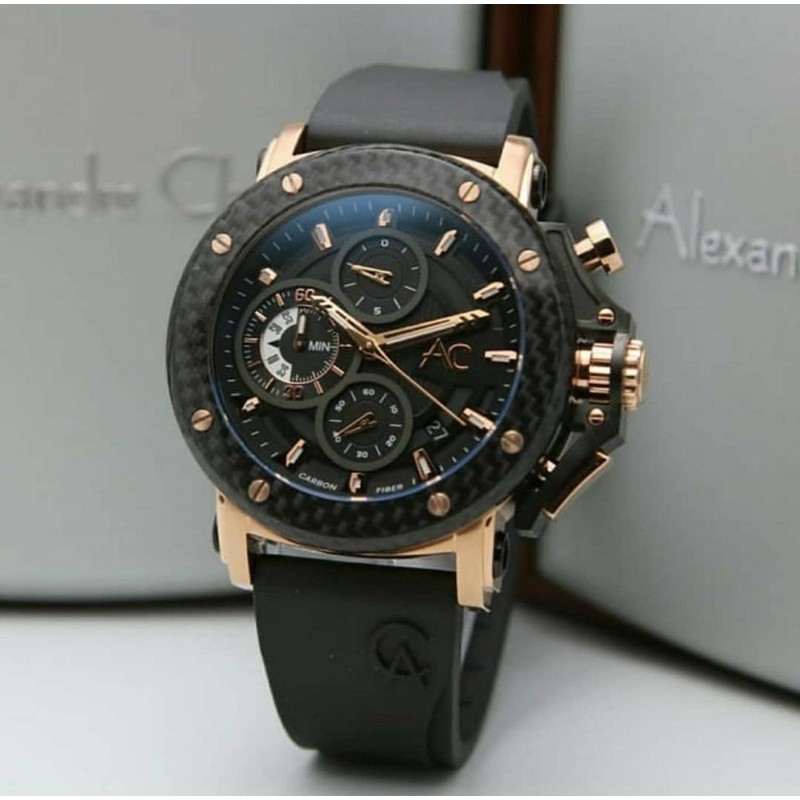 JAM TANGAN ALEXANDRE CHRISTIE AC 9205 CARBON!! MURAH MERIAH GARANSI RESMI!