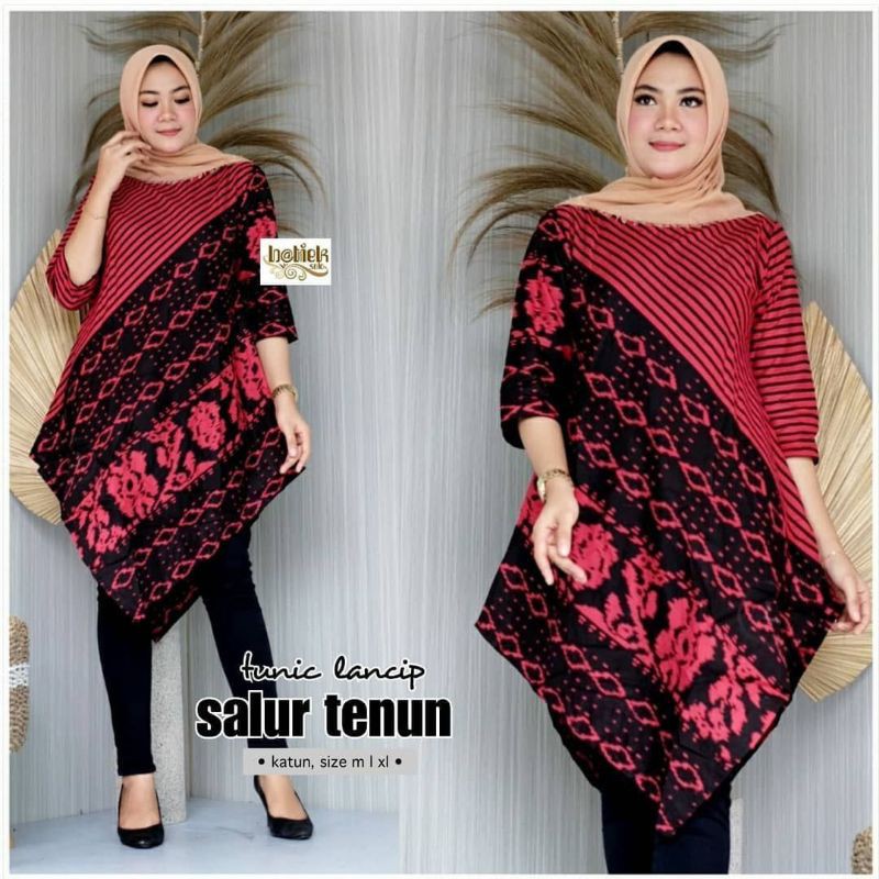 Banting Harga #bayardirumah Tunik Batik Wanita  lb51ELQCEGkY80