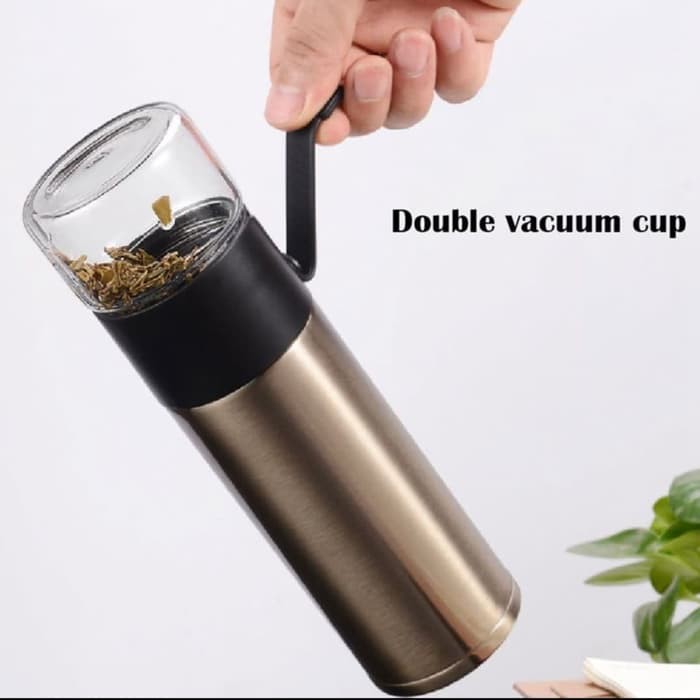 Botol Termos Teh / infused tea Bottle /Portable Thermos Tea Cup 500ml