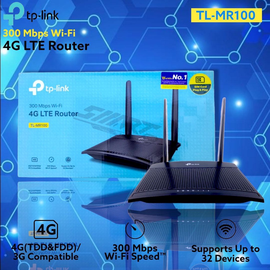 Wirelles Router 4G Tplink TL-MR100