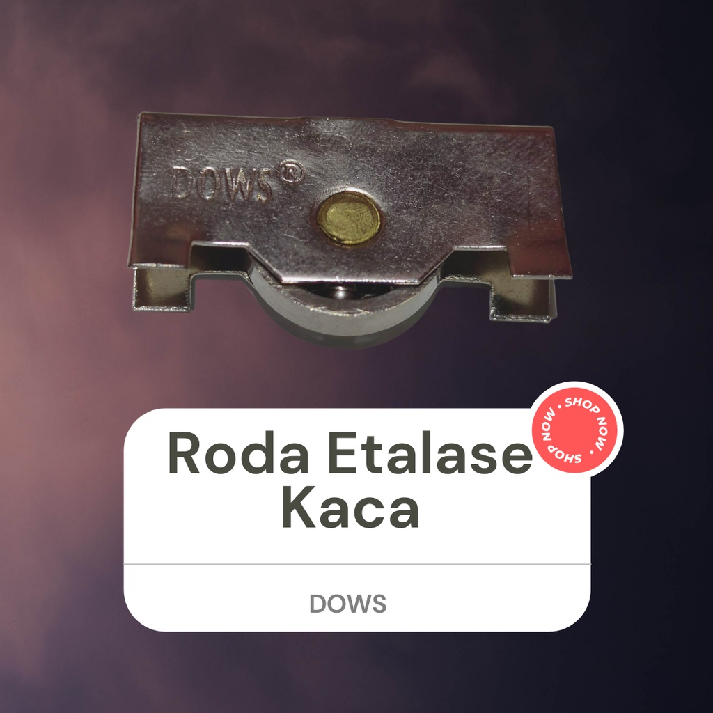 Roda Etalase Kaca Roda Showcase Besar Roda Lemari Etalase Roda Pintu Etalase DOWS