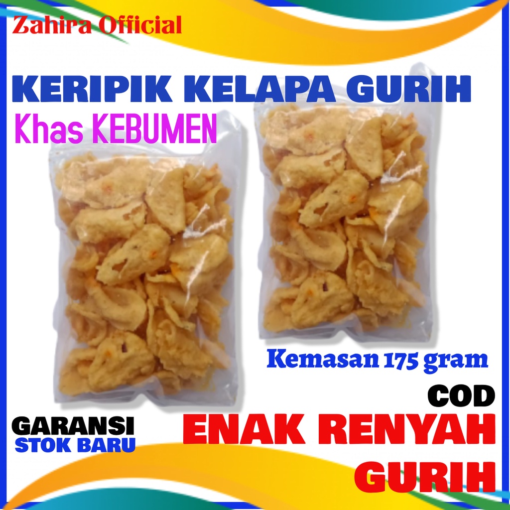 

Cemilan Keripik Kelapa Gurih Makanan Ringan Oleh-oleh Kebumen Original 150 Gram