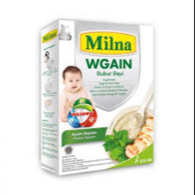 Milna WGAIN 6-12 bulan Ayam Bayam 120g