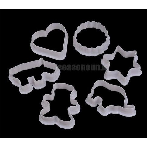 Mix Shape Cutter - Cetakan Kue Bentuk Campur (6pcs)