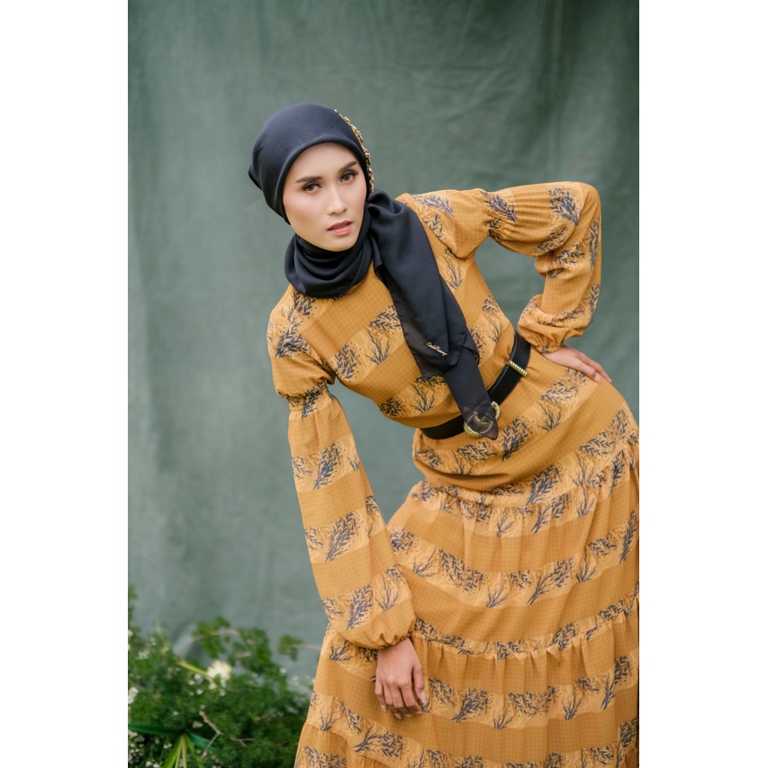 Serenade Mustard dress by Giok Apparel