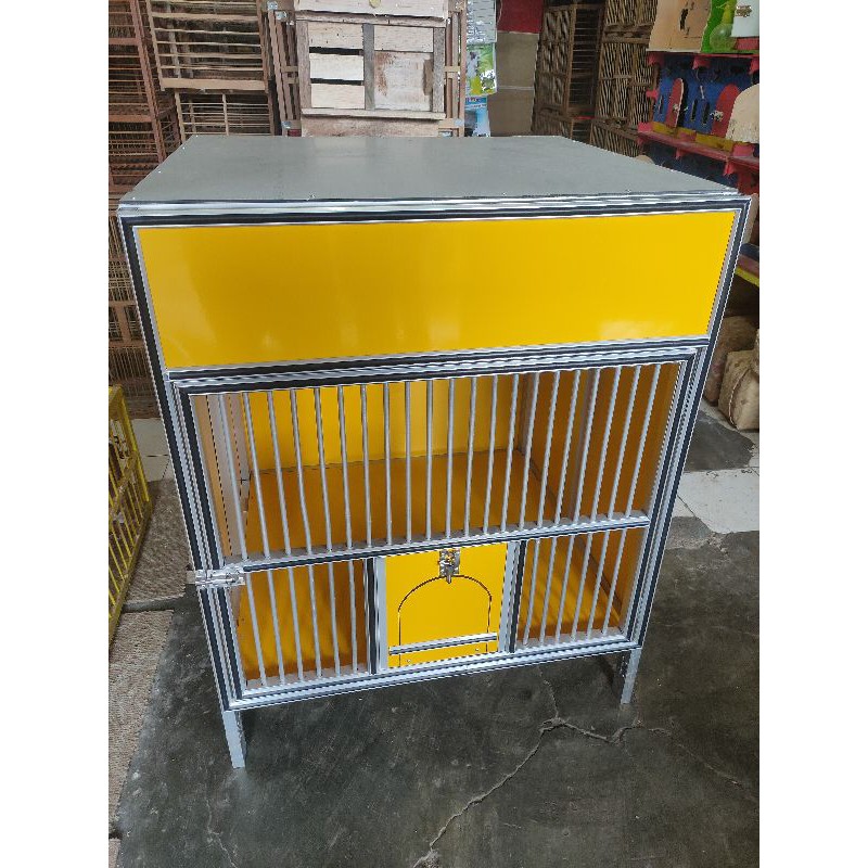 khusus via cargo jtr kandang macan lipat full acp simpel mewah burung merpati dara elegan garansi