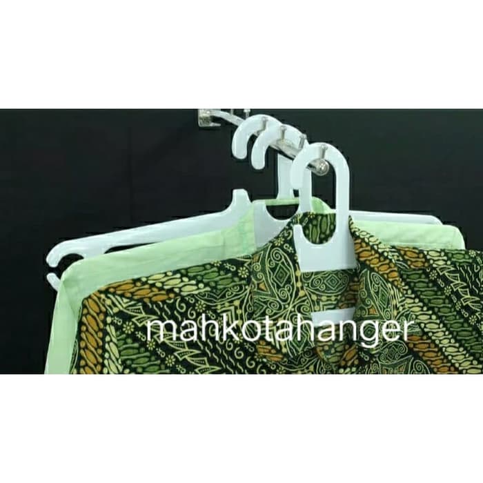 Hanger Plastik 14 Inch | Gantungan baju plastik elastis