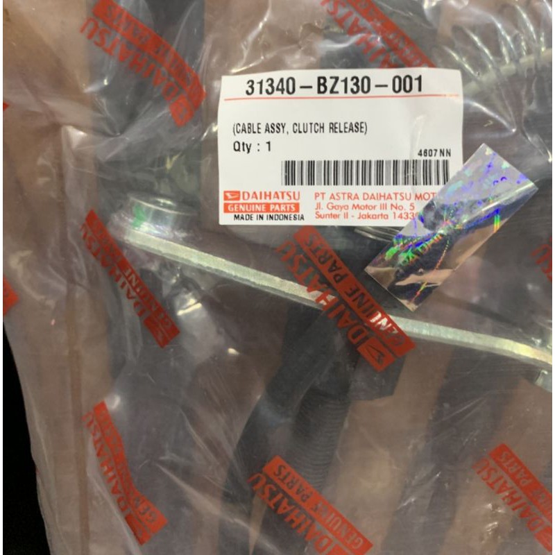 Kabel Kopling Grand New Avanza Xenia 1.3 2016- Gen 3 Original