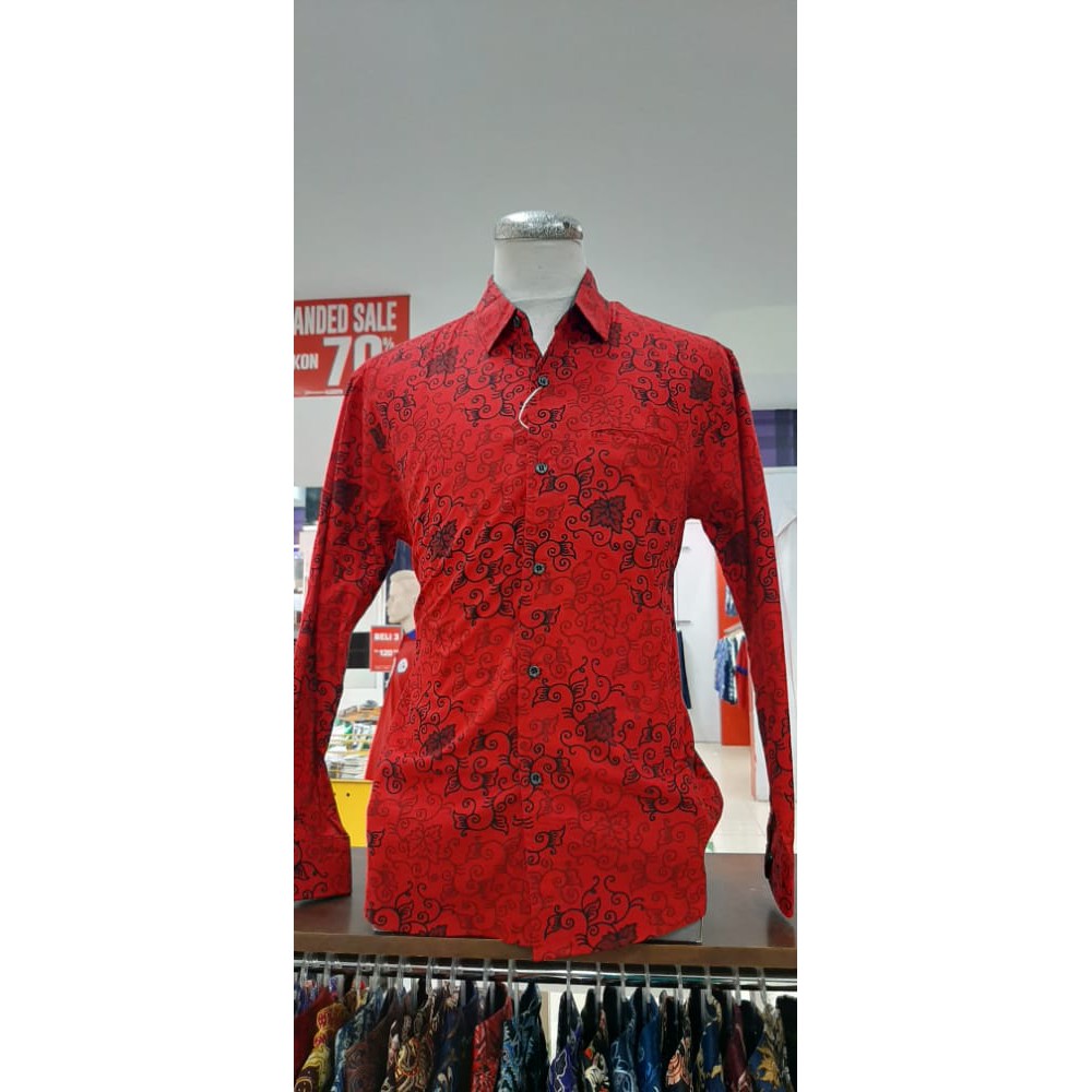 Bali Lestari |Batik Slim Fit Pria Lengan Panjang