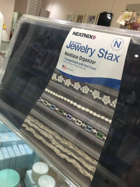 Neatnix Jewelry Stax Necklace Organizer 7 Compartment