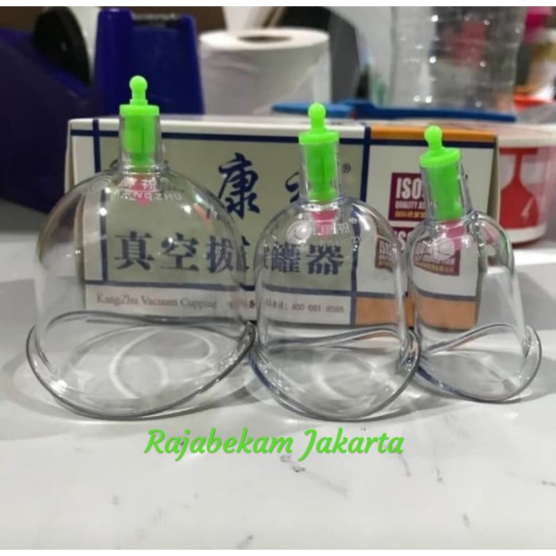 Kop Bekam Lengkung / Bengkok 1 Kotak Isi 3