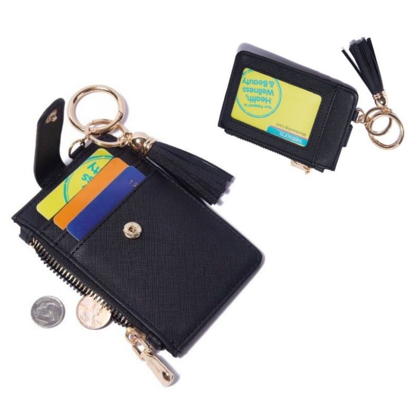 Dompet Kartu Murah Jimshoney Niki Wallet Folded Zipper Card Holder / Gantungan Kunci Tas Keychain Dompet Jims Honey Original
