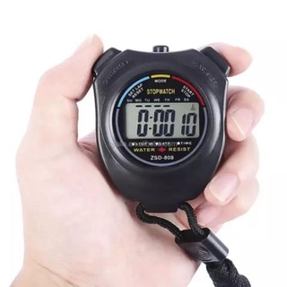 Stopwatch Chronograph Digital Olahraga Plus Strap