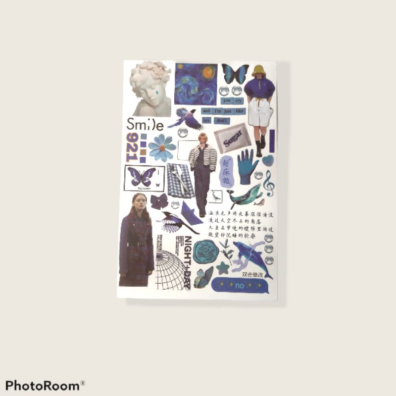 

Stiker Aesthetic The Blue SUGAR