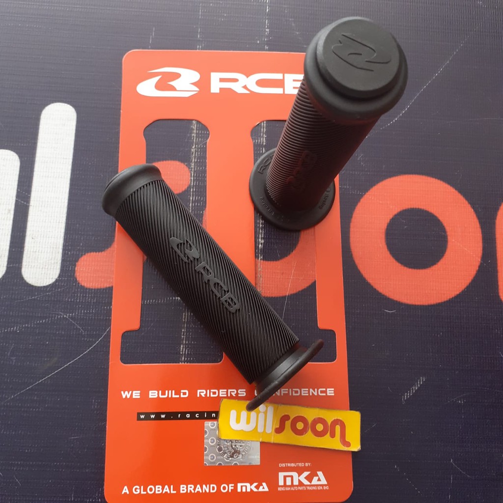 Handgrip Karet Hitam Racing Boy RCB / Handle Grips Handle Bar Grips RCB HG66 Shopee Indonesia