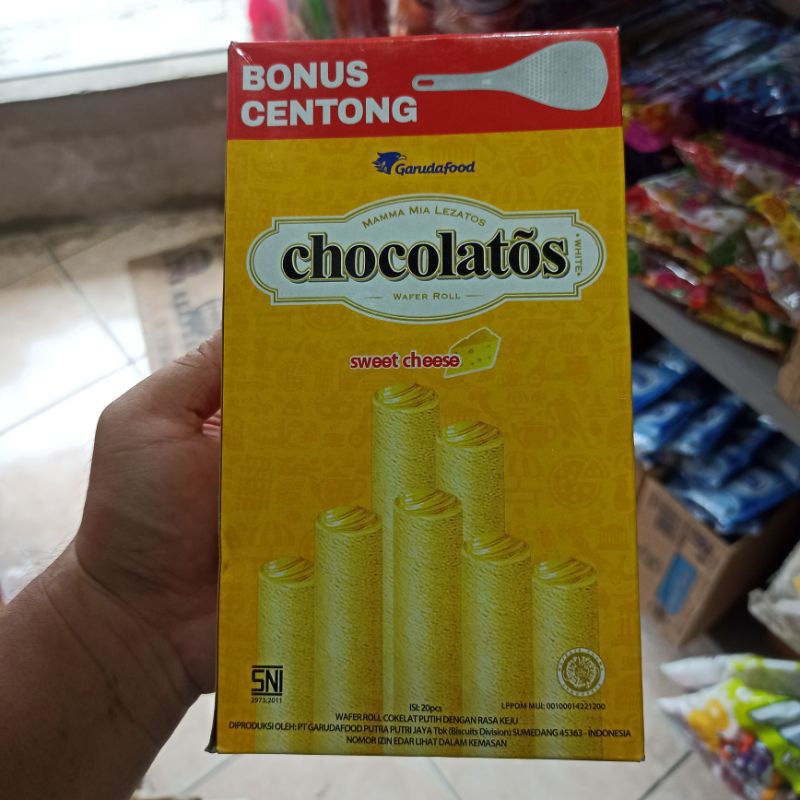 

Chocolatos Sweet Cheese Keju Snack Ukuran Besar 17g