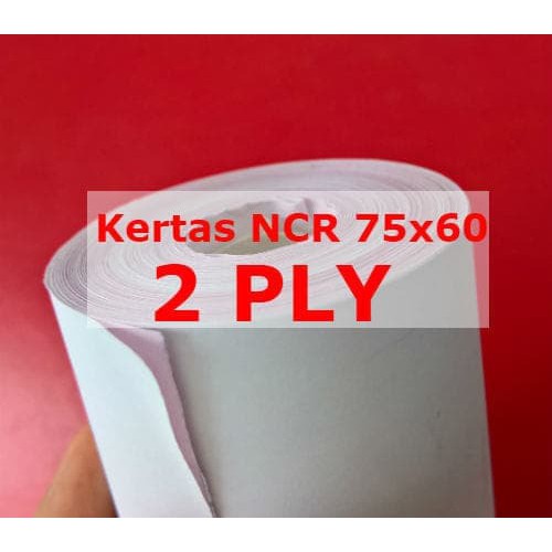 

HJK Kertas struk kasir / Kertas Roll Register / Kertas roll 75 x 60 2 ply +