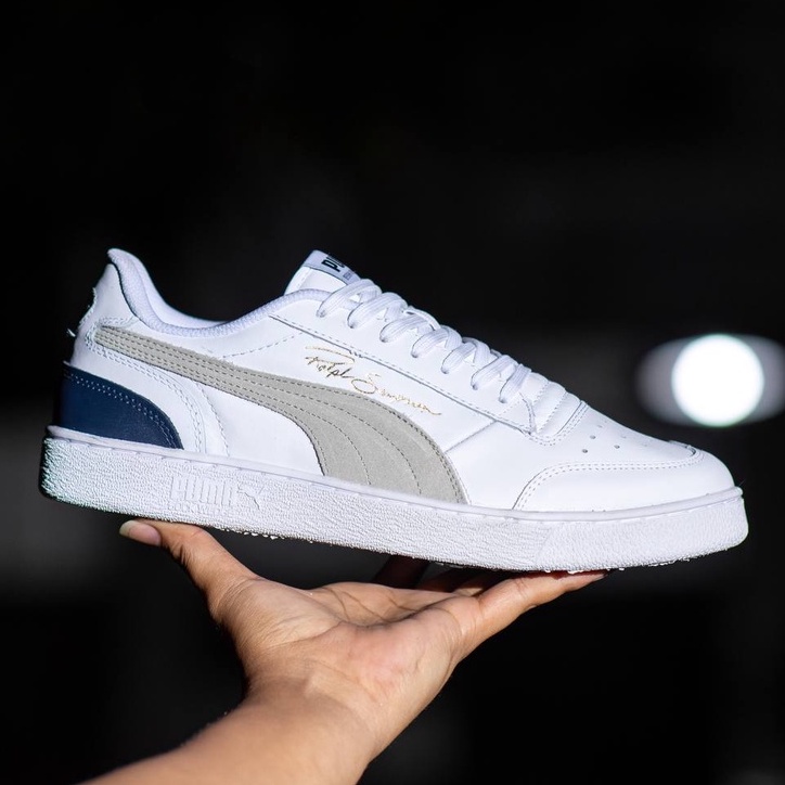 Sepatu Puma Ralphsamson [White Grey Navy]/BNWB-1