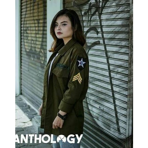 (ikly -665) Bordir Sersan Pangkat Army Badge Emblem Patch Sergeant Indian US ARMY Aksesoris Fashion 