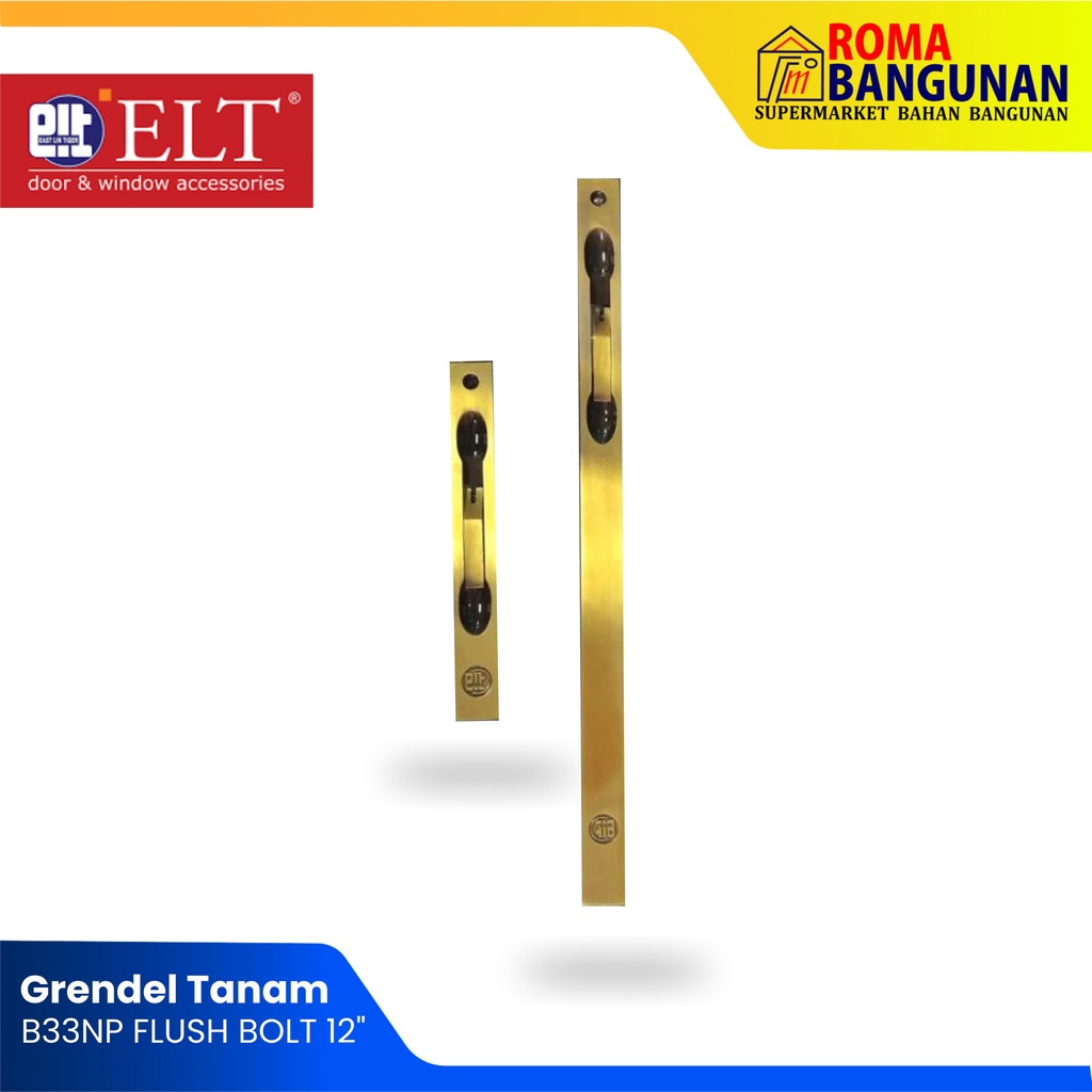 ELT Grendel Tanam B33NP flush bolt 12&quot;